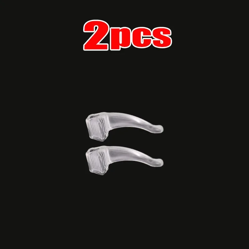 Gancio per l'orecchio in silicone fai-da-te Occhiali antiscivolo Gamba presa Supporto anticaduta Staffa per manica dell'orecchio Dispositivo di fissaggio Accessori per occhiali trasparenti: marrone