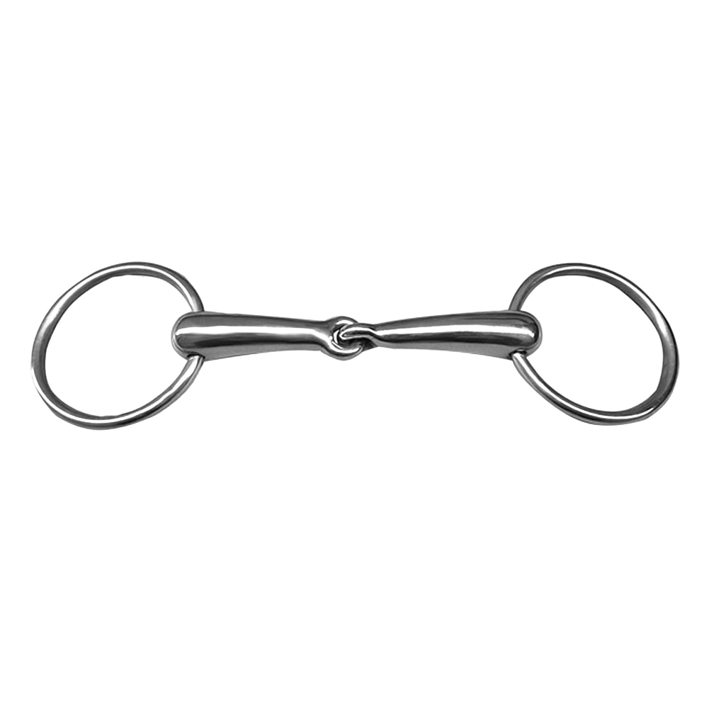 Accesorios duraderos, broca de serpiente pulida para caballo, equipo de anilla suelta, boca de acero inoxidable, Mini, portátil, ahuecado