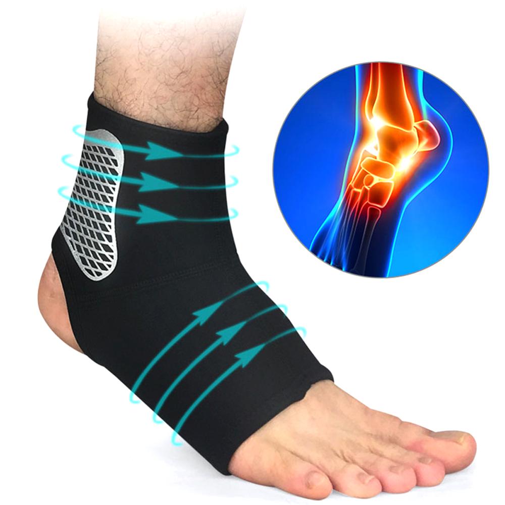 1pc Outdoor Ankle Support Compression Strap Achilles Tendon Brace Sprain Protect For Football Basketball Dancing Climbing