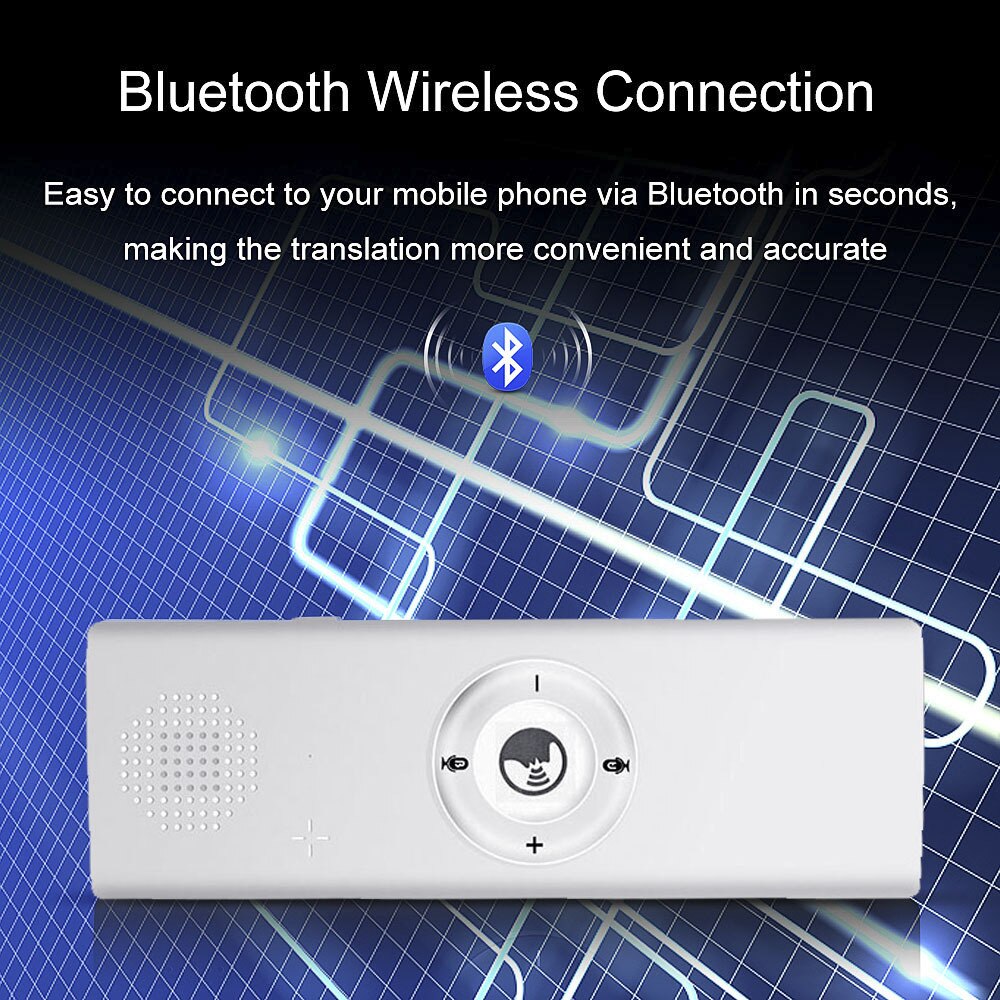 2022 nuovo arrivo T13 traduttore multilingue vocale vocale intelligente Wireless Bluetooth-traduttore istantaneo compatibile 72 lingue