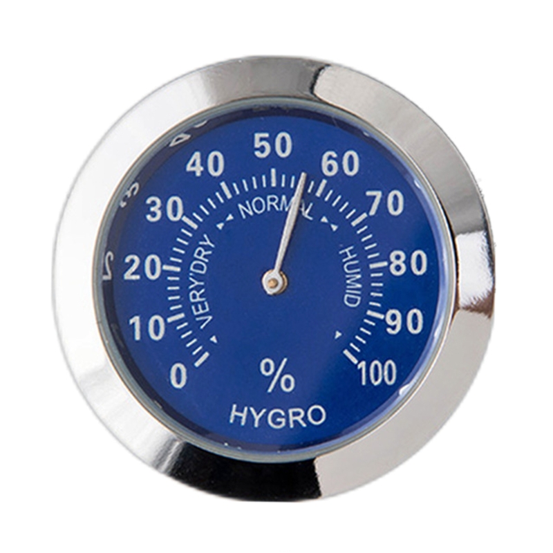 Mini Auto Dashboard Thermometer Mini Fahrzeug Thermometer Dekoration Runde Temperatur Gauge Feuchtigkeit Meter Auto Dekoration
