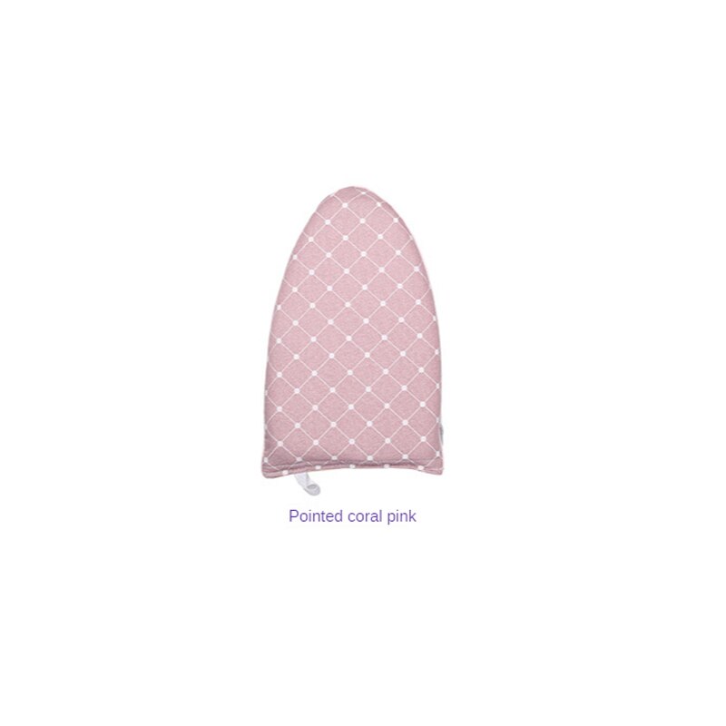 Handheld Strijkplank Draagbare Strijkplank Strijkplank Stand Kleren Opknoping Strijken Machine Hittebestendige Handschoenen: Pointed coral powder