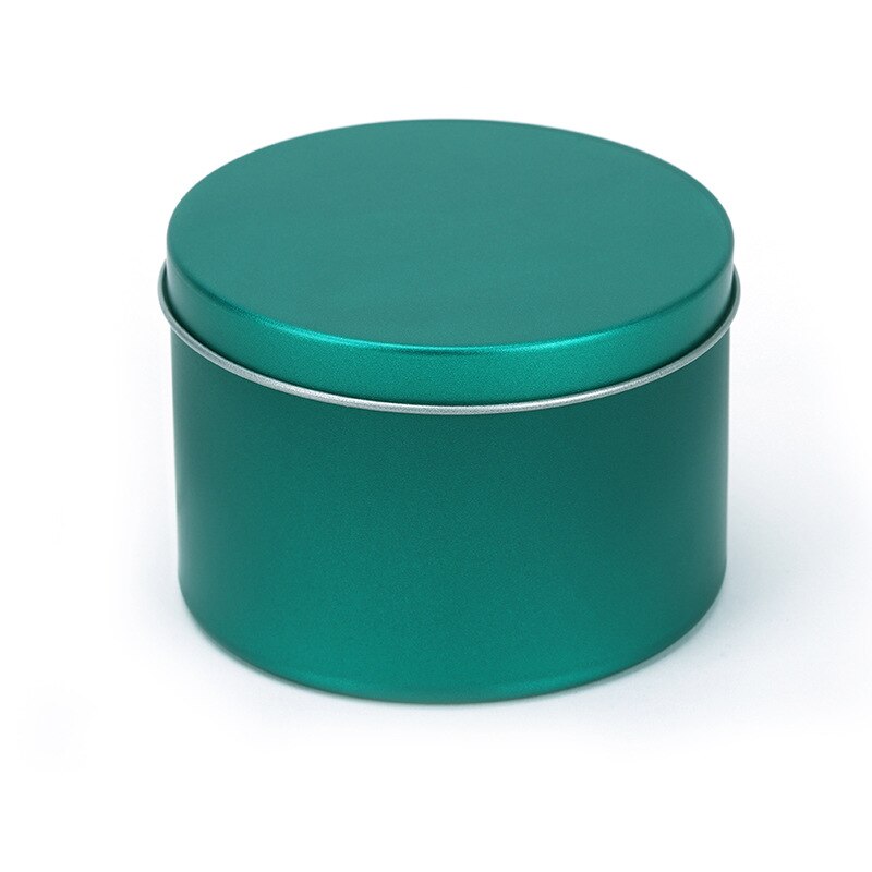 Tarros de Metal para hacer velas, contenedores con tapas para velas, almacenamiento de latas a granel, 8 onzas