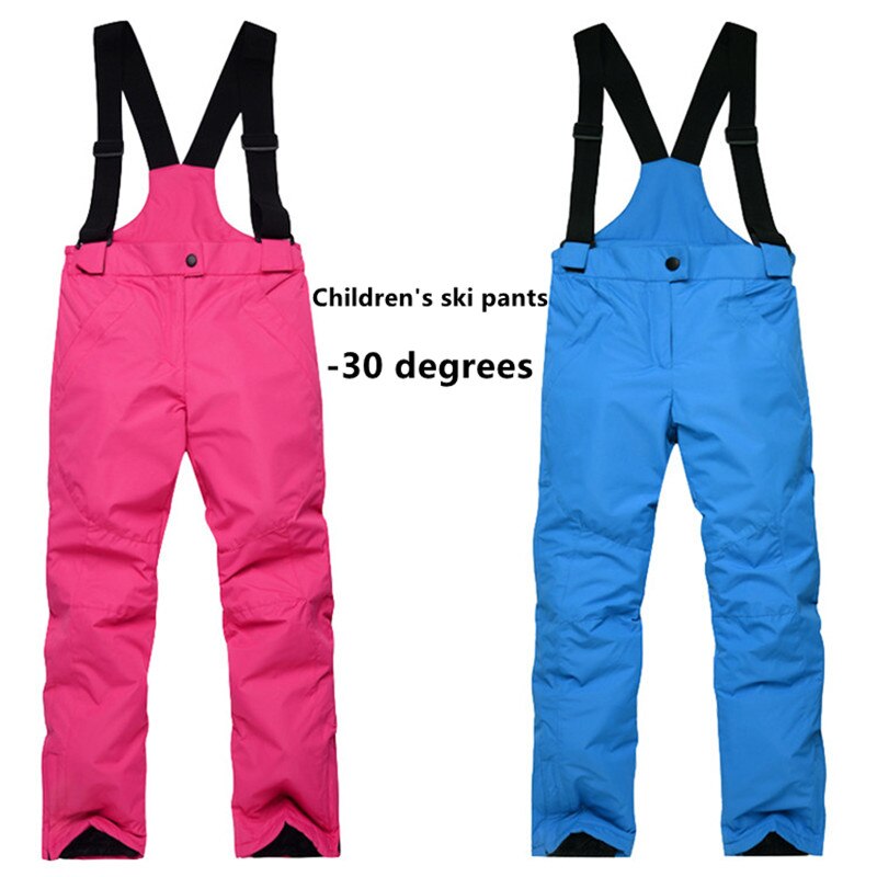 Winter Ski Broek Kinderen Dikker Warm En Winddicht Waterdicht Ski Broek Jongens En Meisjes