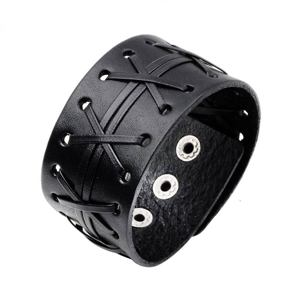 and fashionable leather bracelet in , suitable for men with and adjustable width bracelet: 6