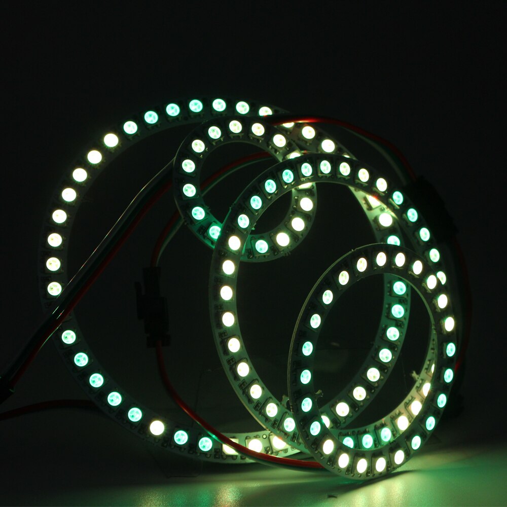 1pcs WS2812B LED Ring 8/16/24/35/45 Bit LEDS SK6812 ws2812b WS2812 5050 RGB Addressable Pixel LED Module Strip Light DC 5V