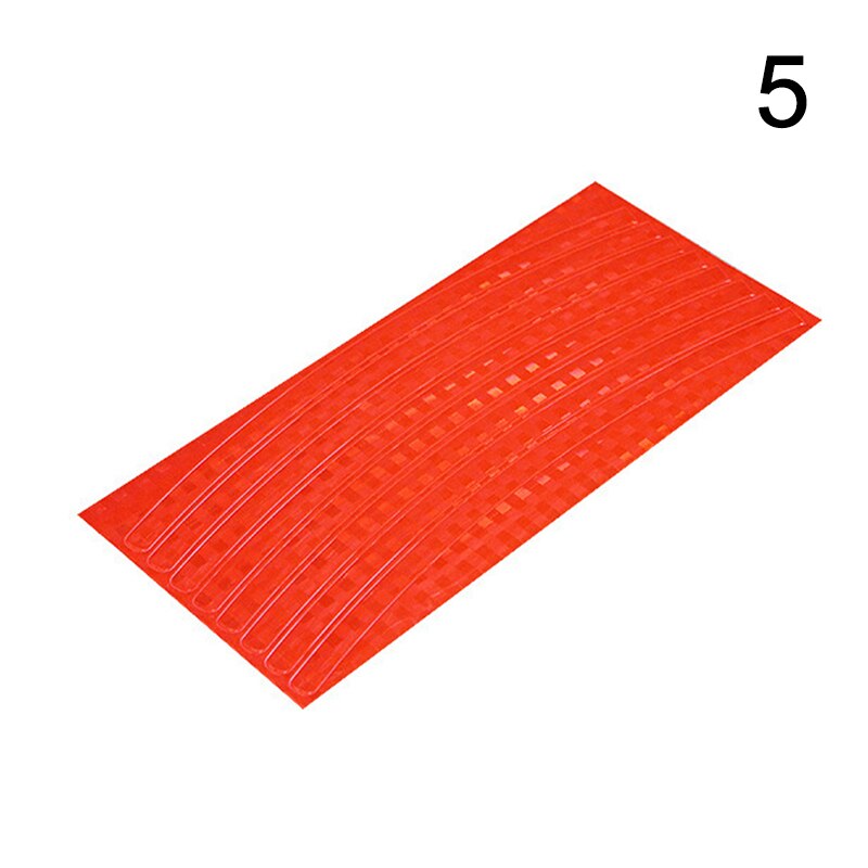 Pegatina reflectante para neumáticos de bicicleta pegatinas para llantas de rueda llanta de bicicleta, reflectantes fluorescentes, accesorios para ciclismo de montaña: A5