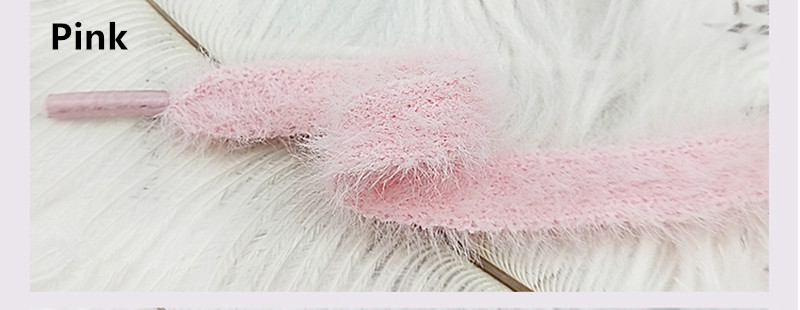 80 Cm/140 Cm Lengte 1 Cm Breedte Harige Oppervlak Schoenveters Vrouwen Mannen Zwart Geel Kleurrijke Lederen Sport Casual schoenen Veters