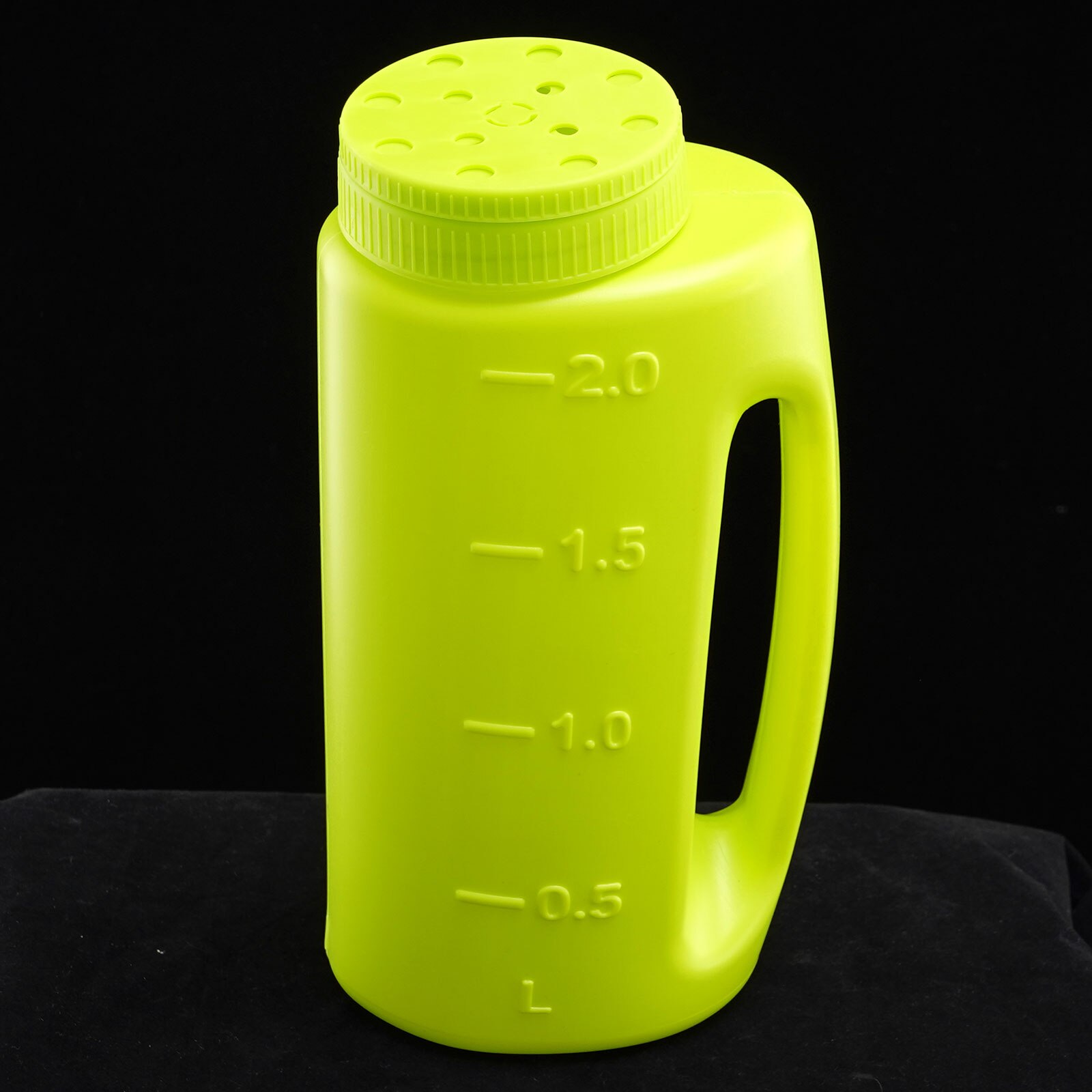 Plastic Fertilizer Spreader Handheld Watering Can Garden Grass Seeds Spreading Container Adjustable Spreader Bottle with Shovel