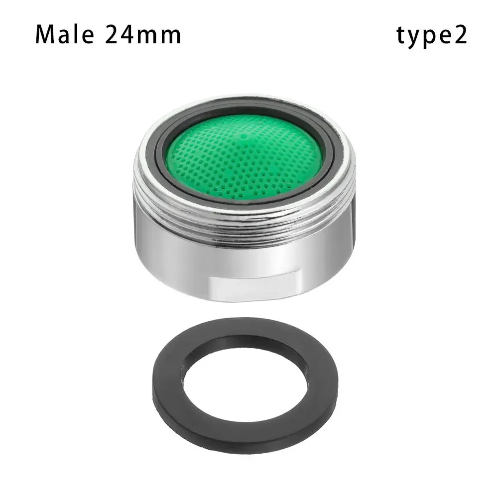 Tap Aerator Water Saving Filter Nozzle Faucet Accessories Bathroom Kitchen 18/20/22/24/28mm Home Improvement: light green