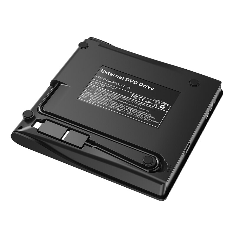 H55F Externe Dvd Drive Usb 3.0 Type-C Dvd Rw Cd Writer Portable Dvd Rw Cd &#39;S Brander Suppot Sd kaarten Reader Voor Laptop Windows