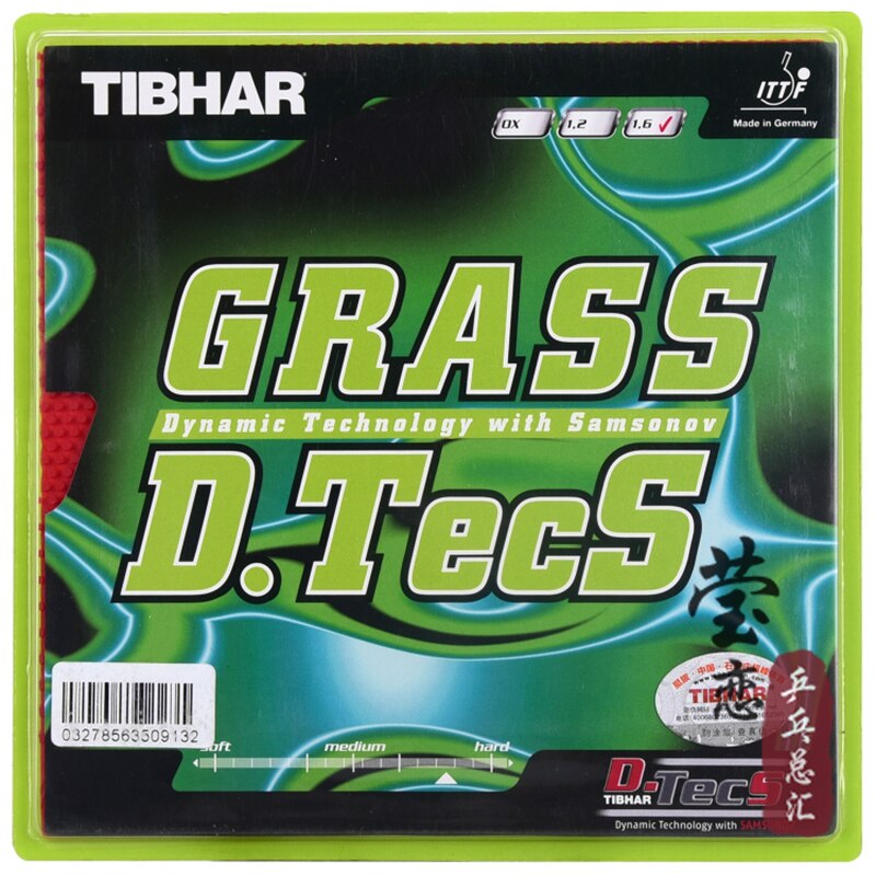 Tibhar GRASS D.TECS long pimples in table tennis rubber and rubber without sponge xo table tennis rackets racquet sport