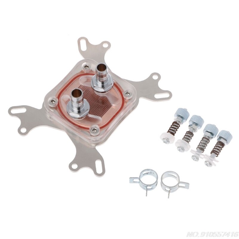Computer CPU Water Cooler 50mm Transparent Cover Cooling Block for amd D24 20