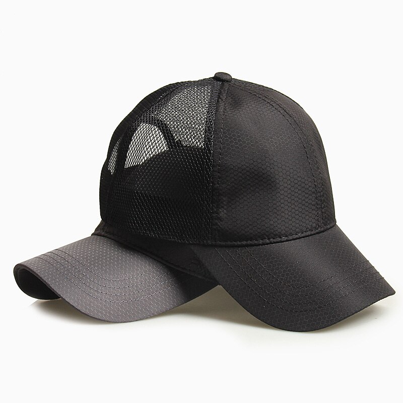 2022 masculino verão legal malha sol boné grande cabeça homem mais tamanho boné de beisebol 55-60cm 60-65cm