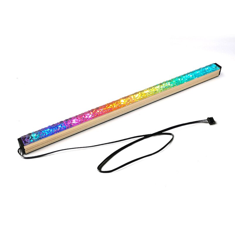 Coolmoon tietokone 5v/4 pin alumiini rgb väri valo nauhat valo genetic monivärinen rgb led pilaantumisen väri lamppu