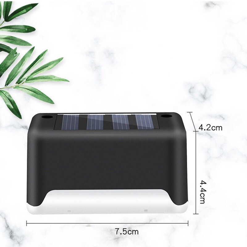 Luz LED para vallas 16 Uds., luz Solar para escaleras y caminos, lámpara impermeable para caminos de pared, iluminación para jardín, paisaje y patio