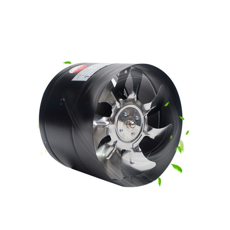 Round duct exhaust fan 8 inch bathroom powerful silent ventilation fan turbo kitchen exhaust fan