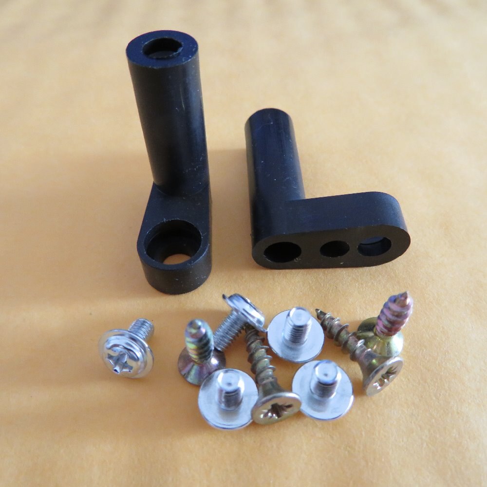 50pcs 25mm height Nylon Plastic round Standoff Spacer support Mounting Feet with M3 screws circuit mainboard RC Model pcb black