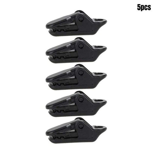 10Pcs Tent Luifel Luifel Alligator Clip Snap Canvas Anker Grijper Caravan Kaak Grip Val Draai Outdoor Camp Hike tool: WHITE