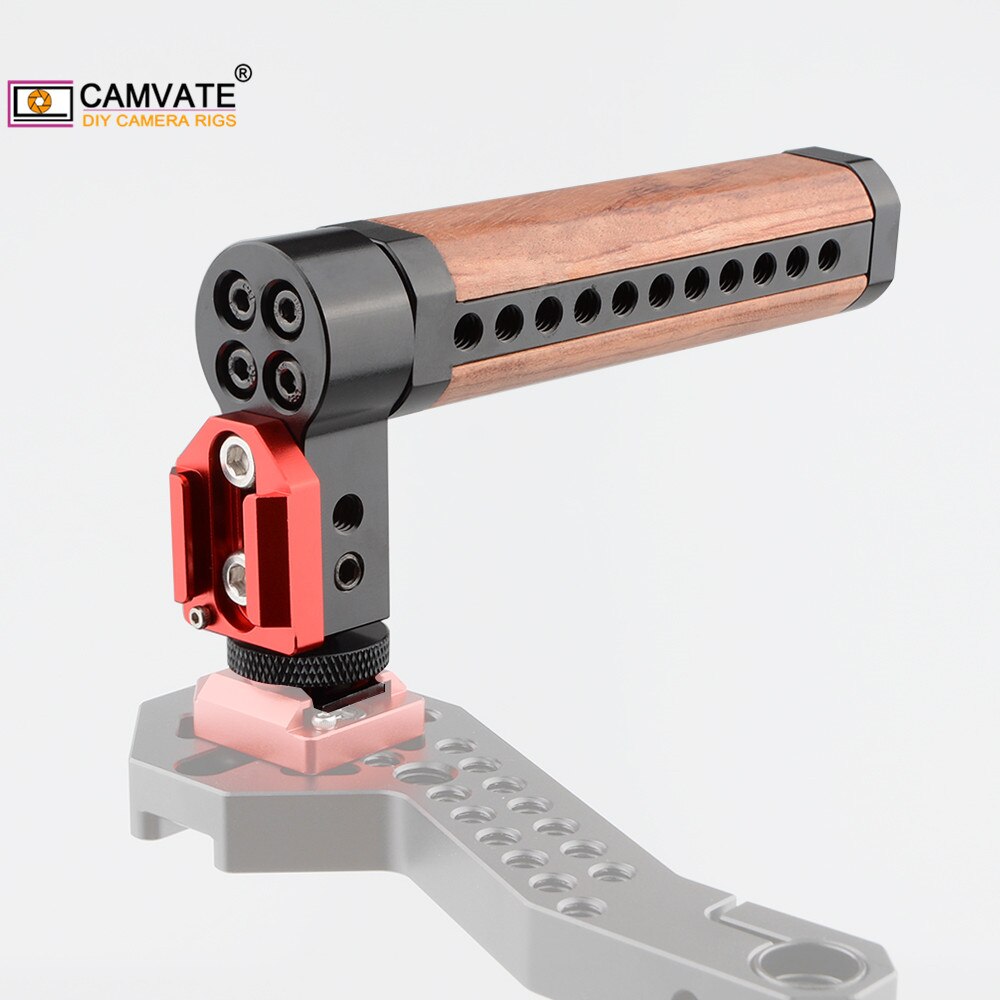 CAMVATE szczyt uchwyt robić sera drewniany uchwyt z uchwytem robić butów C1719 akcesoria fotograficzne robić aparatu