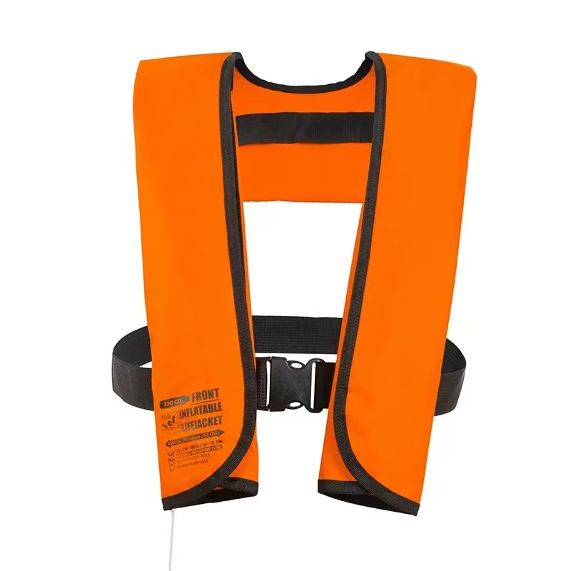Nuevos chalecos salvavidas autoinflables, chalecos salvavidas manuales para navegación, adultos PFD 150N para deportes acuáticos, pesca, Rafting, accesorios: P / Rojo