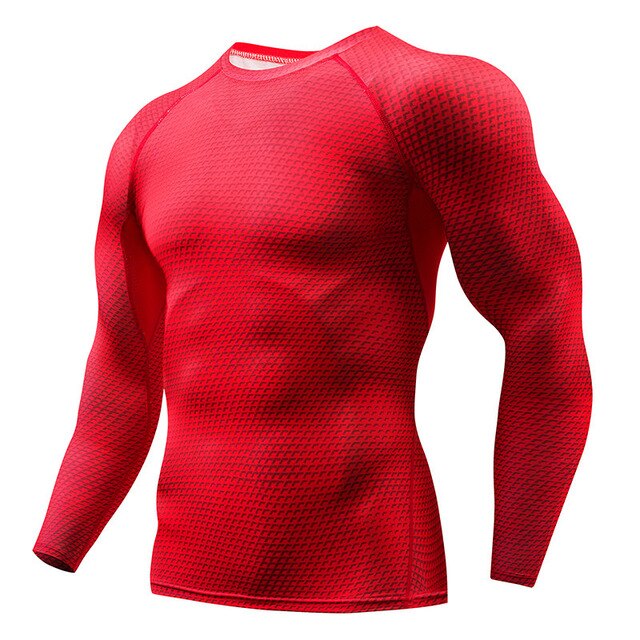 Langærmet sportstrøje til mænds løbe-t-shirt: Hzb 8-03