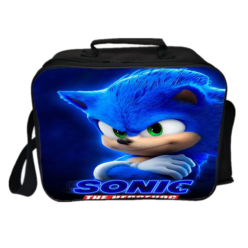 Sonic Mittagessen Tasche Picknick Isolierung Tasche Neue Studenten Kühlen Arbeiter Mittagessen Box Jungen Mädchen Jugendliche Kind Cartoon Tasche: 2