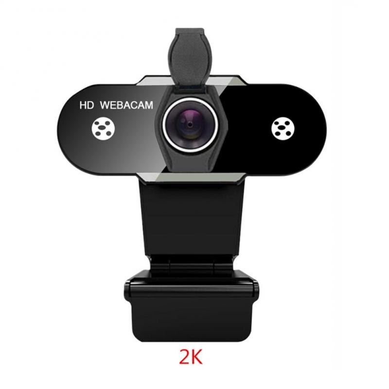 Autofocus Hd 2K/1080P/720P Hd Webcam Met Microfoon En Privacy Bescherming Cover Noise-verminderen Hd Usb Webcam: 2K