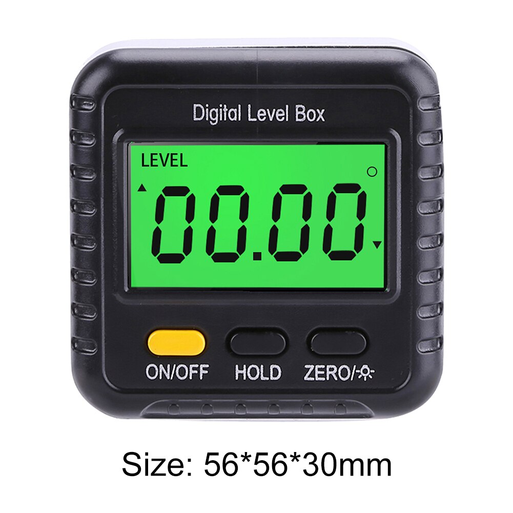 1PC Magnetic Digital Inclinometer Level Box Gauge Angle Meter Finder Protractor Base Small Electronic Protractor Measuring Tools
