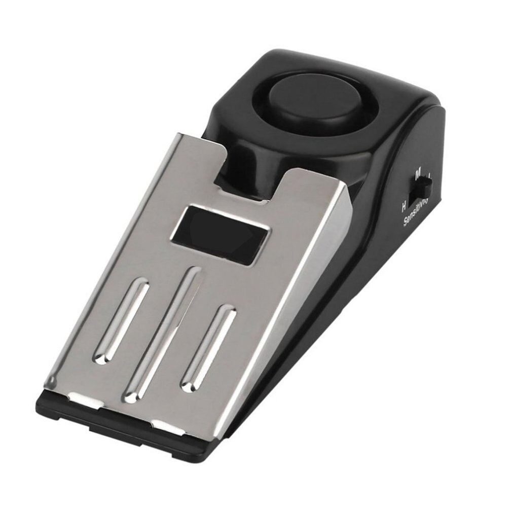 120 dB Anti-theft Burglar Stop System Security Home Wedge Shaped Door Stop Stopper Alarm Block Blocking System