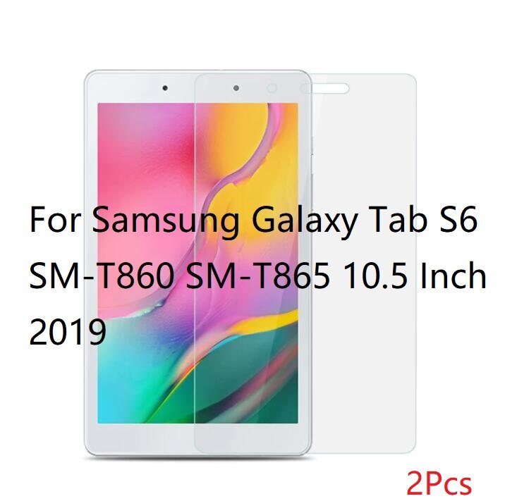 Tablet Schutz Glas Bildschirm Für Samsung Galaxy Tab S3 S4 S5e T720 S6 lite 10,4 P610 T860 S7 Plus 11 12,4 T870 T970 Glas Film: Tab S6 T860 T865