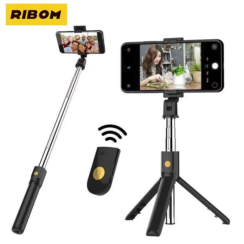 Wireless Bluetooth Selfie Stick Tripod Monopods Tripod Foldable Universal With Control For IPhone IOS Android Smart Remote