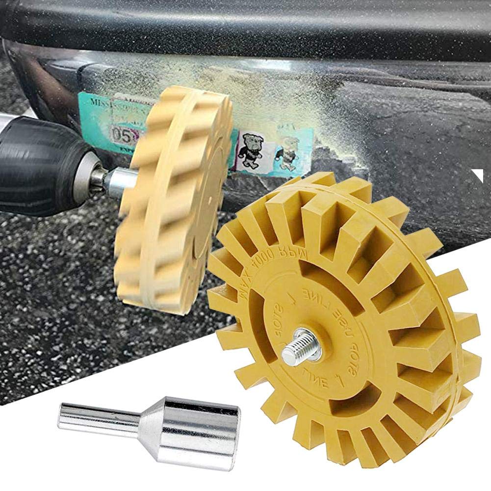 JUSTINLAU-desgasificador neumático de discos, removedor de pintura, pegamento, amoladora de goma, borrador de rueda, adaptador de almohadilla de 4 pulgadas, removedor adhesivo de 100mm