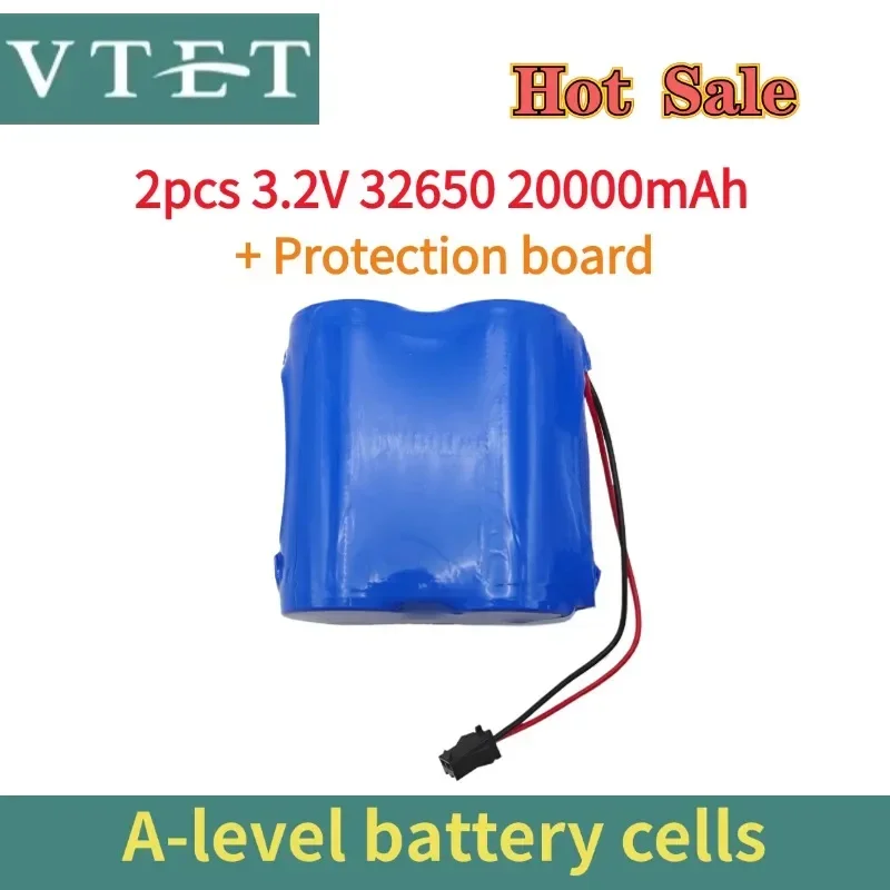 2025 Nuova batteria per lampada solare 3.2V 32650 Batteria al litio di grande capacità Lampada stradale solare Batteria per proiettore con pannello di protezione: Viola