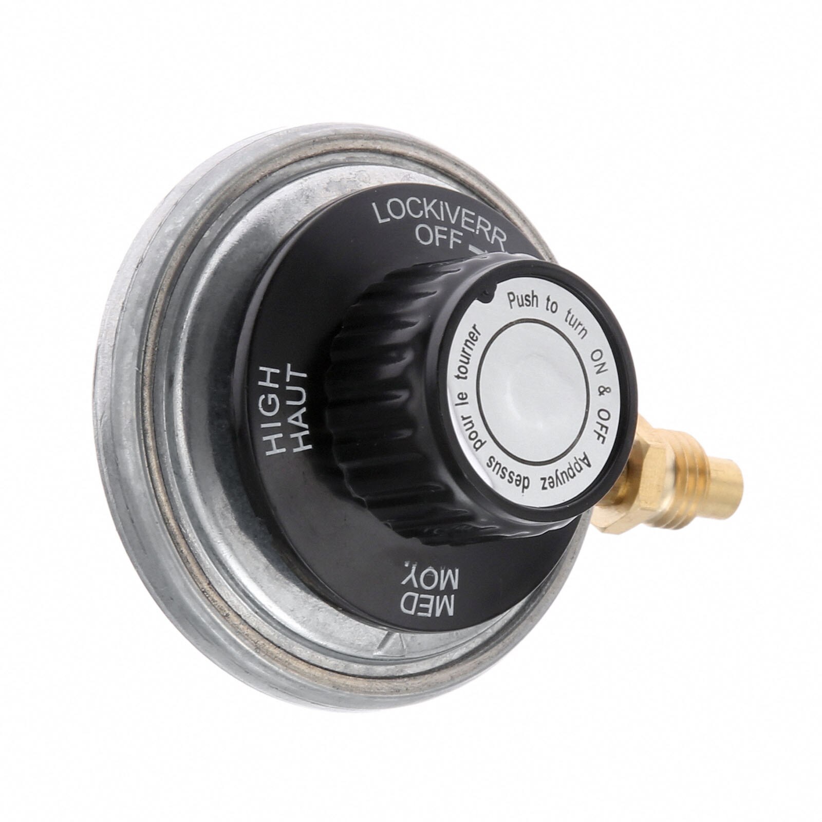 One Pound Propane Low Pressure Gas Regulator Valve Adjustable Control Kit 47600 BTU/HR