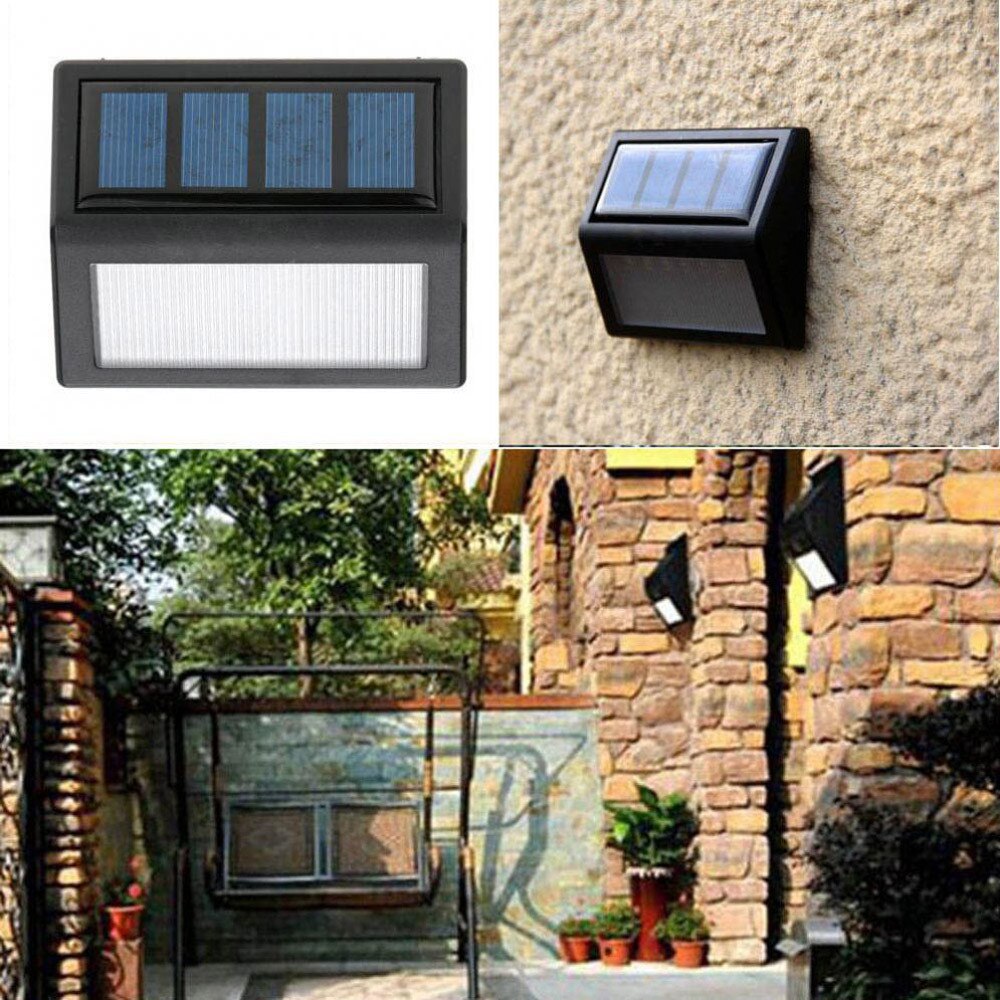 Waterproof 6 LED Solar Power PIR Motion Sensor Wall Light Outdoor Garden Lamp Sheds Storage