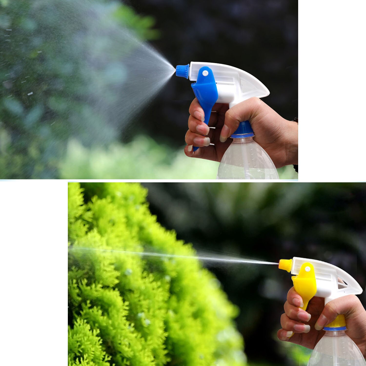 Behogar 12 stk udskiftning plast sprayflaskehoved hjem haveplanter vanding og befugtning sprayflaske udløser dysehoved
