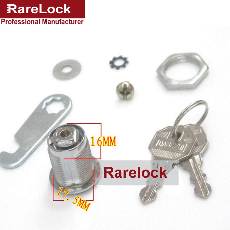 Beveiliging Lade Cam Lock Keyed Alike Voor Deur Mailbox Kabinet Gereedschapskist Met 2 Sleutels Diy Meubels Hardware