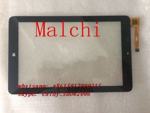 8 "DY08036(V1) DY08026(V2) panneau d'écran tactile capacitif réparation pièces de rechange numériseur capteur de panneau externe