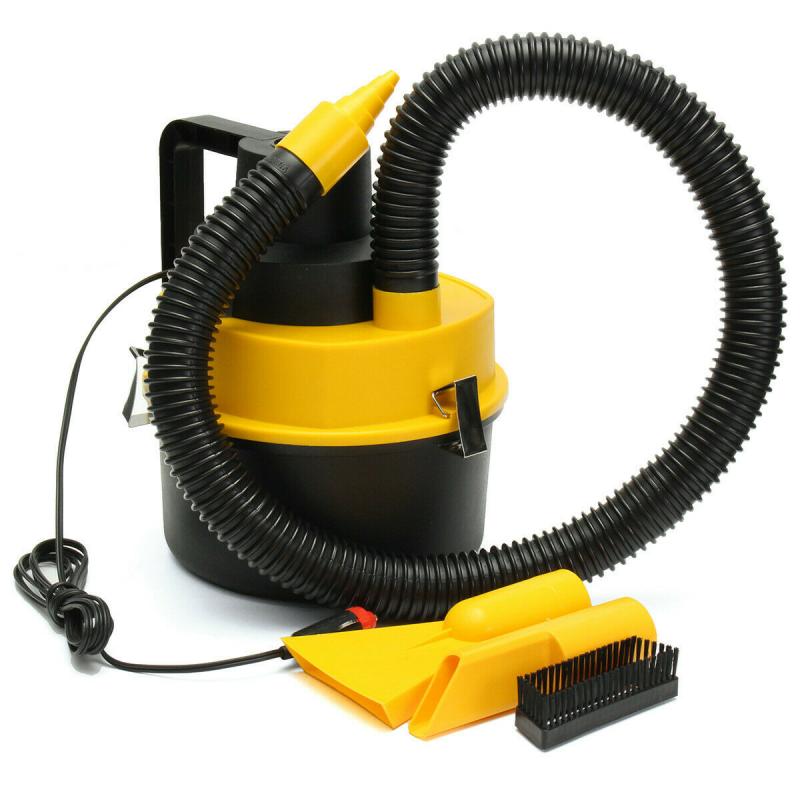 Mini Vac Vacuum High Power Cleaner Kit 12V 75W Portable Wet/Dry Inflator Turbo HandHeld Dust Collector Aspirator for Car Shop: Default Title