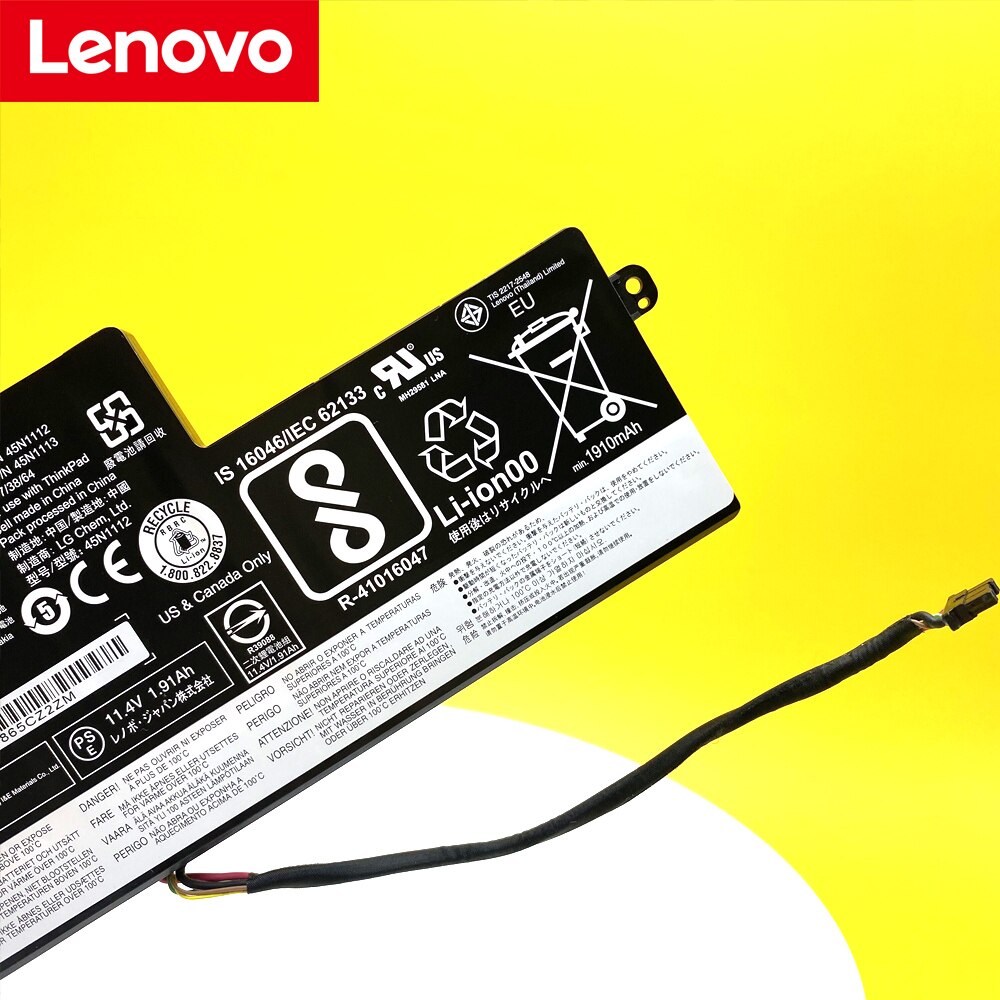 Original Lenovo ThinkPad T440 T440S T450 T450S X240 X250 X260 X270 45N1110 45N1111 45N1112 Laptop battery 11.1V 24WH