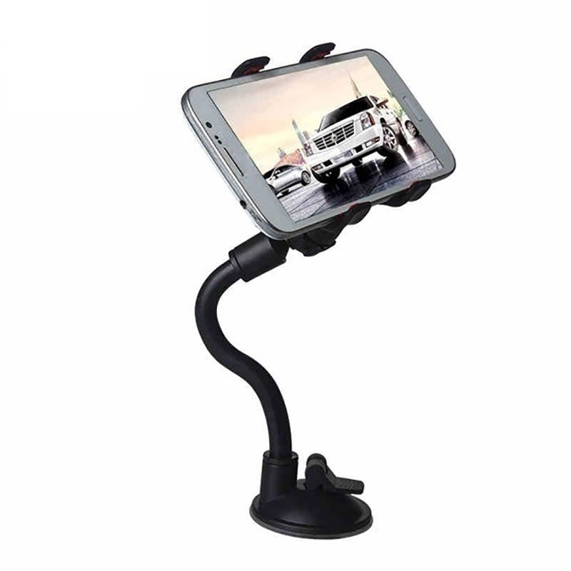 Auto Telefoon Mount Verstelbare Flexibele Zwanenhals Voorruit Zuignap Telefoon Houder Cradle Voor Mobiele Telefoons Gps Auto Accessoires