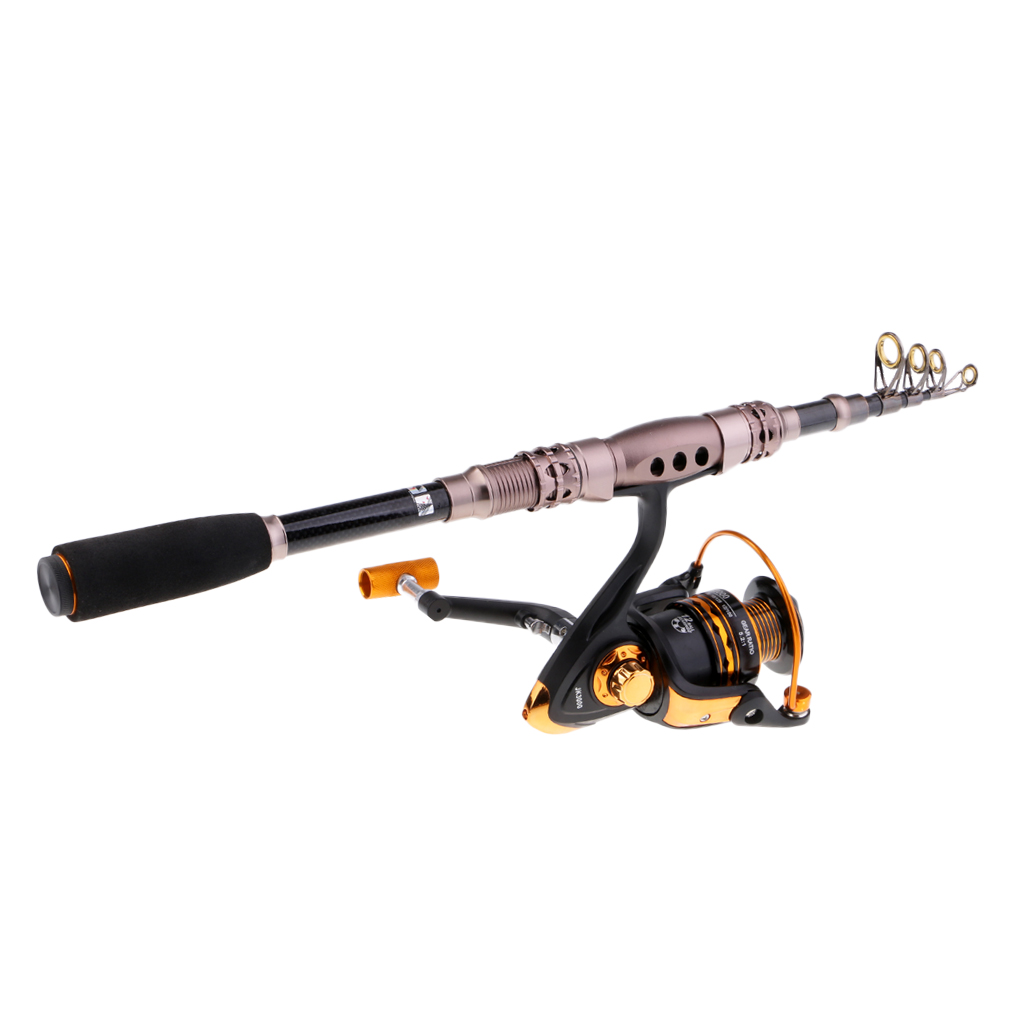 Telescopic Fishing Rod And Reel Combos Kit, Fishing Gear Pole Sets