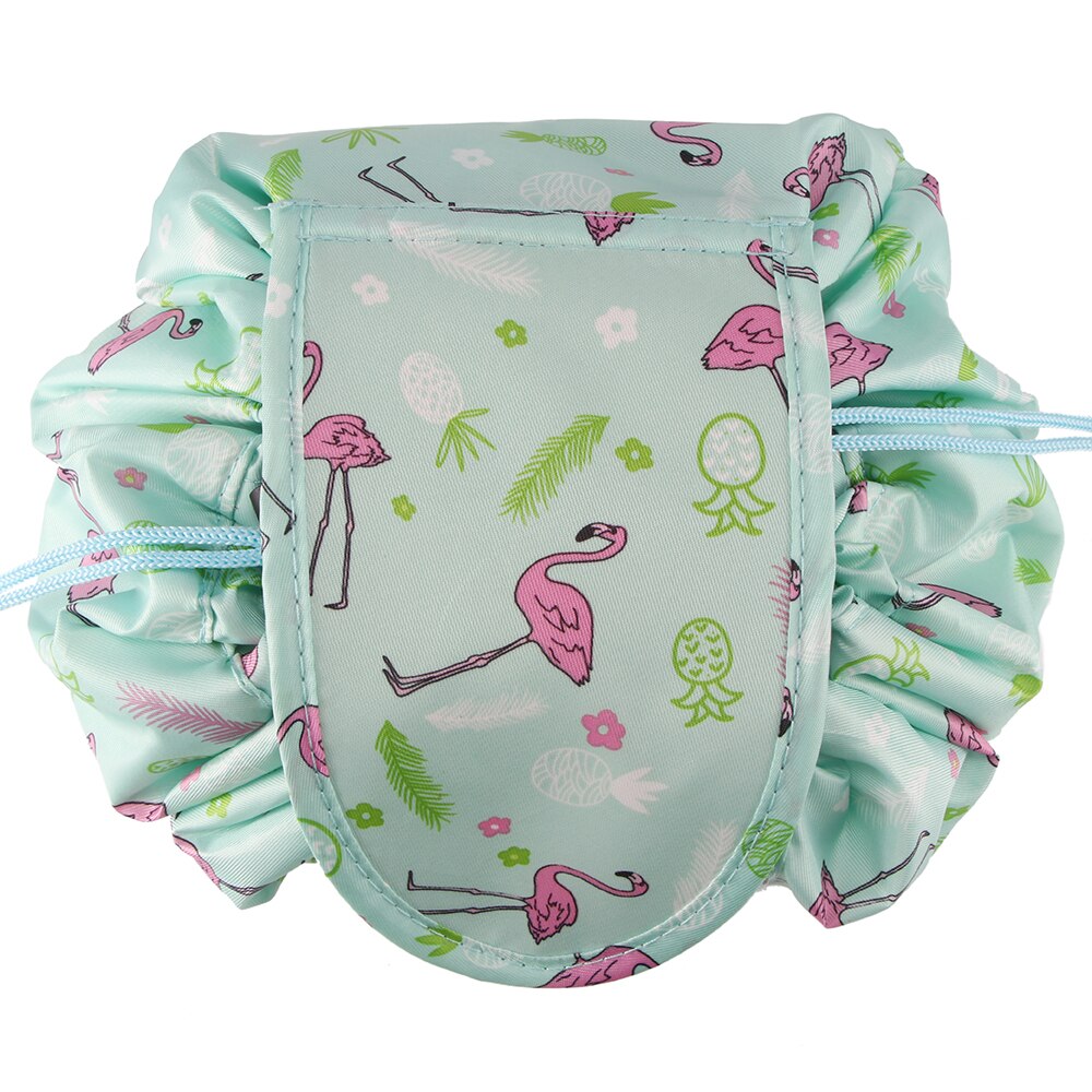 Vrouwen Meisje Maandverband Pouch Servet Handdoek Opbergtas Credit Kaarthouder Cosmetica Trekkoord Magic Lui Opbergtas Sport Bag: Pink green