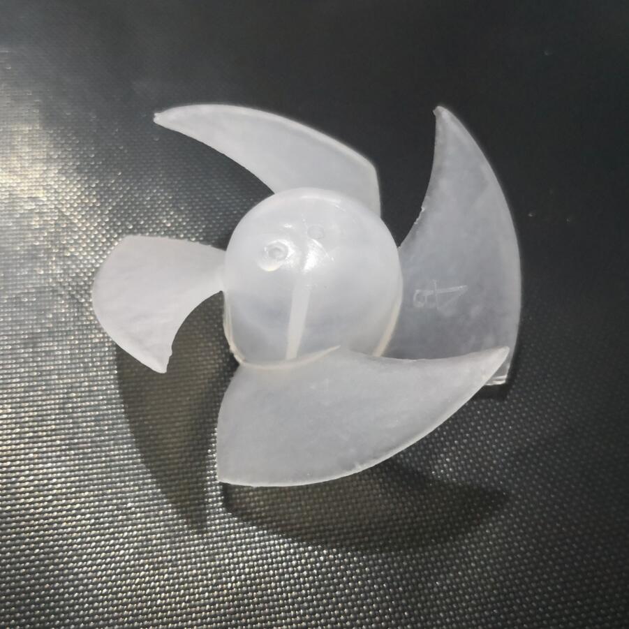 Aspas de ventilador de plástico para secador de pelo, 4 aspas