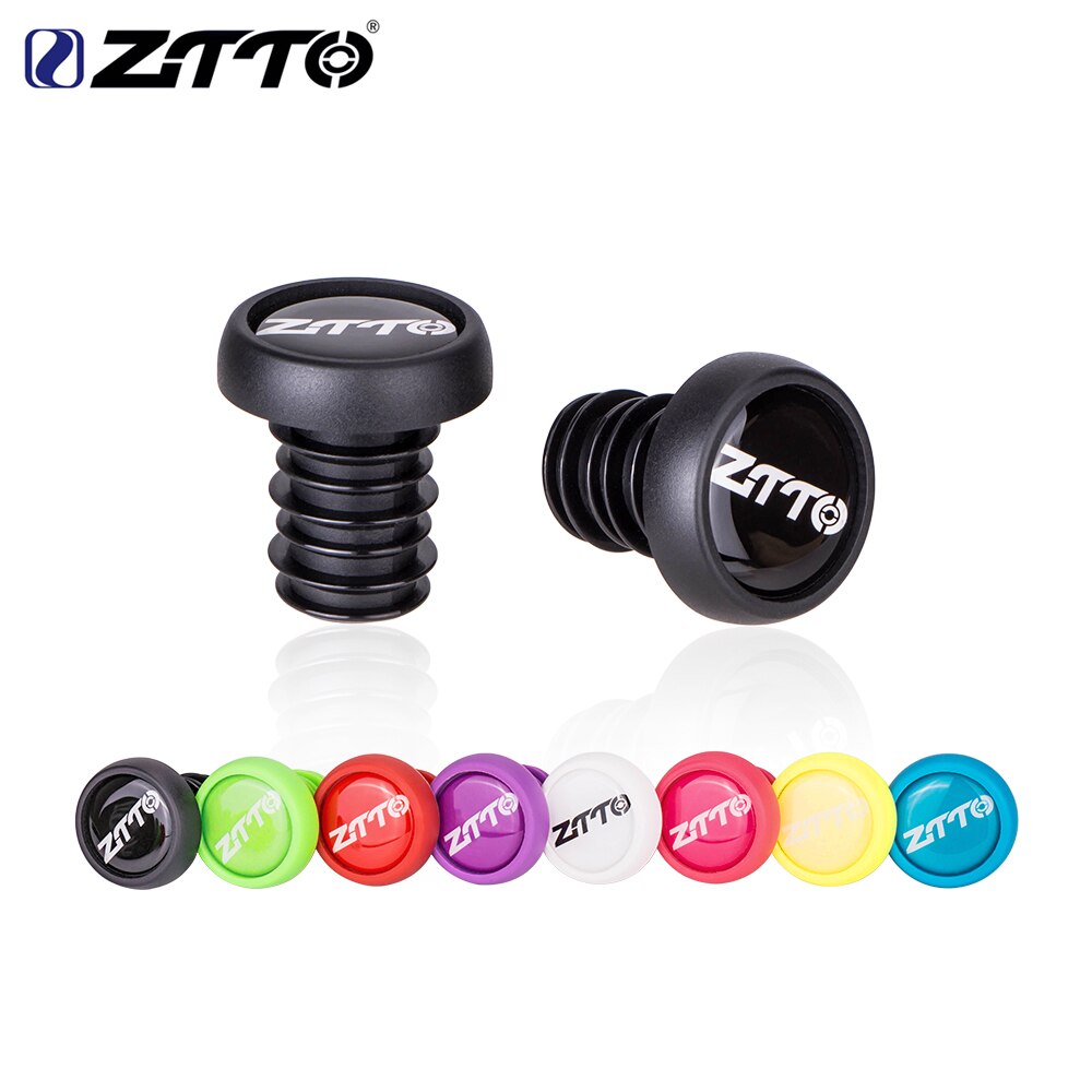ZTTO 2 pezzi MTB tappi terminali manubrio bici da strada gel di silice tappi manubrio manubrio colorato estremità manubrio tappi tappi