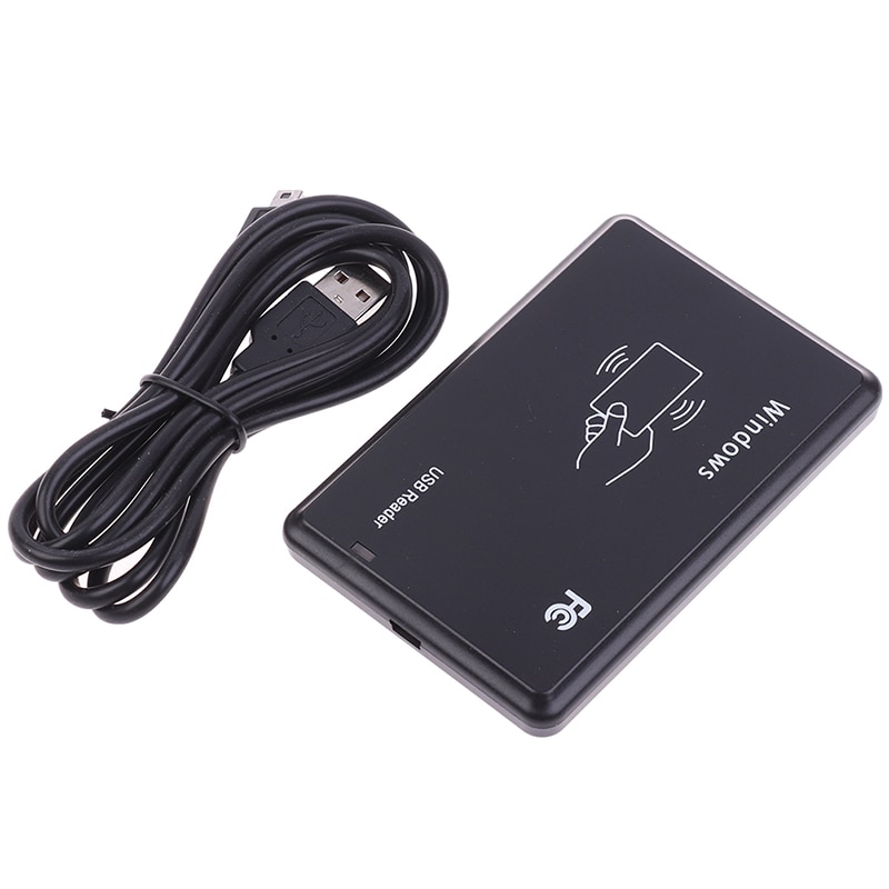 Lecteur RFID Port USB EM4100 TK4100 125khz ID sans contact sensibilité carte à puce Support système de fenêtre/Linux