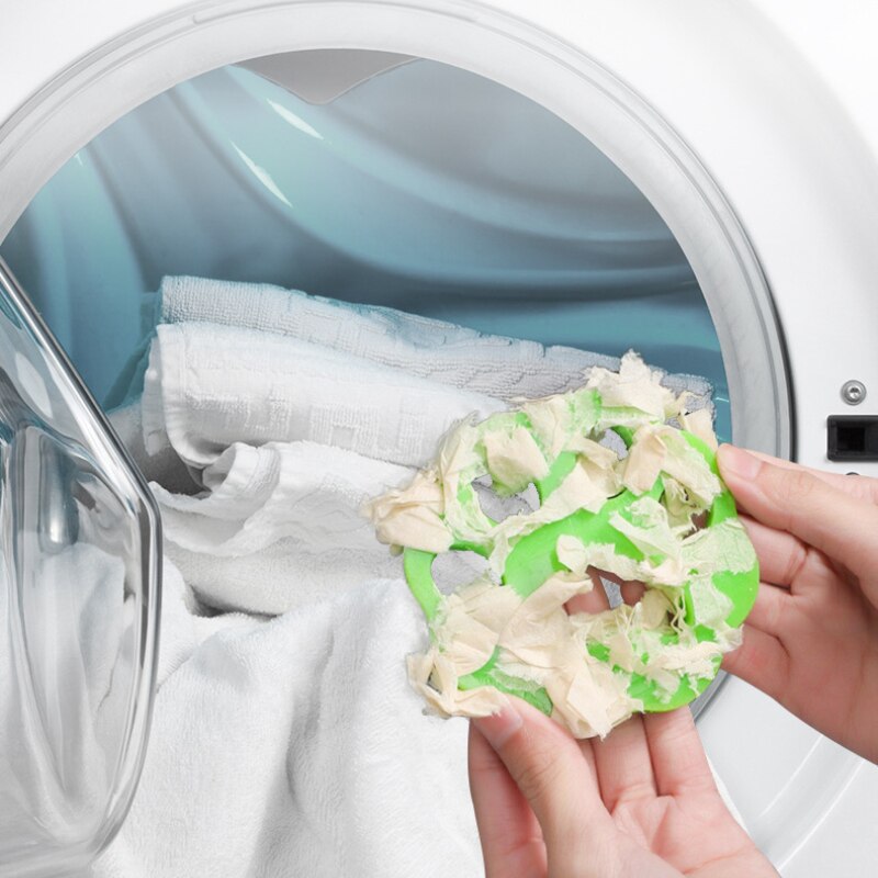 1/2Pcs Wasmachine Haar Remover Draagbare Wasserij Washer Lint Catcher Herbruikbare Pet Hair Remover Reiniging Wasserij Accessoires