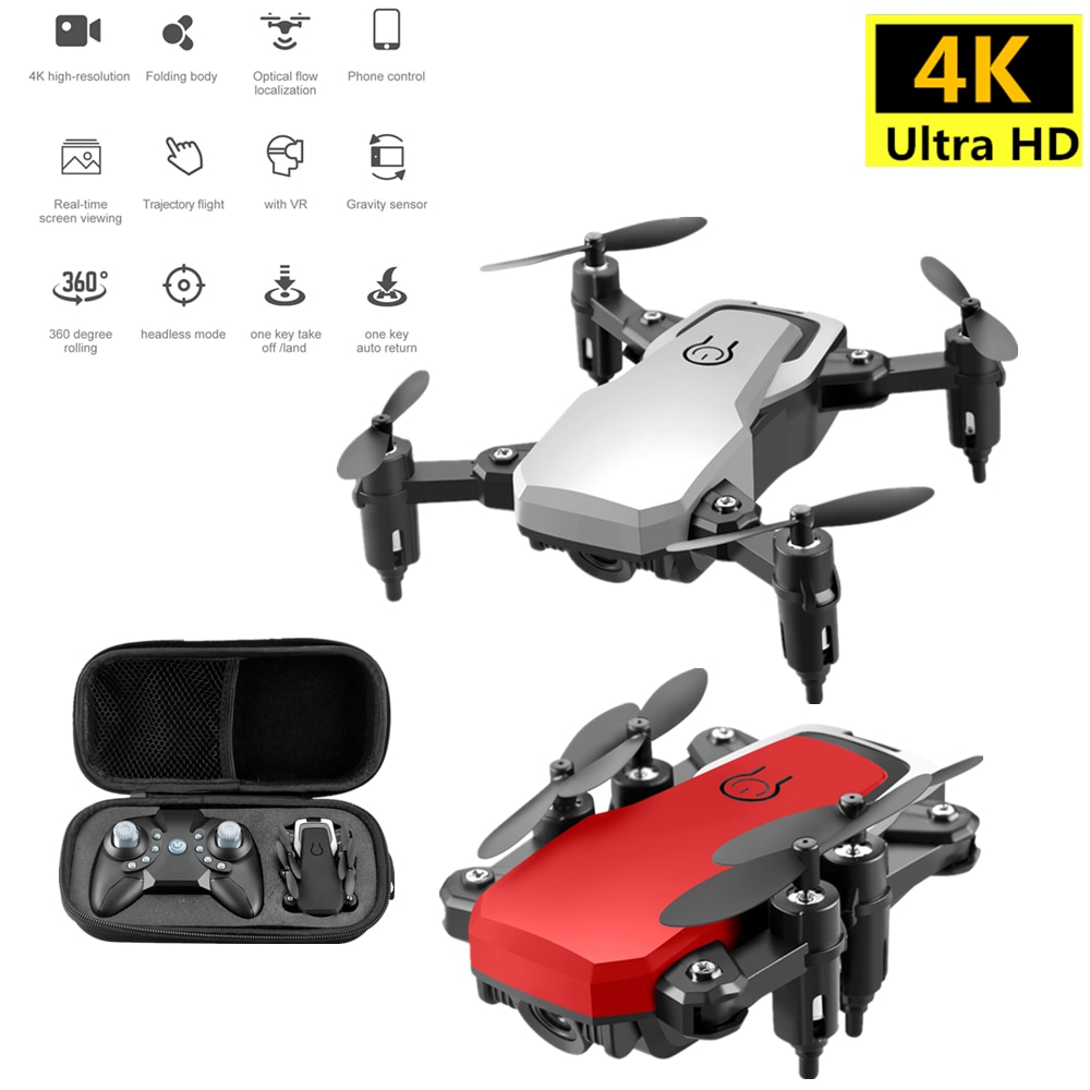 Quadrocopter Mini Drone Met 4KCamera FPV Profesional HD Opvouwbare Camera Drones Hoogte Hold Kinderen ChristmsToy