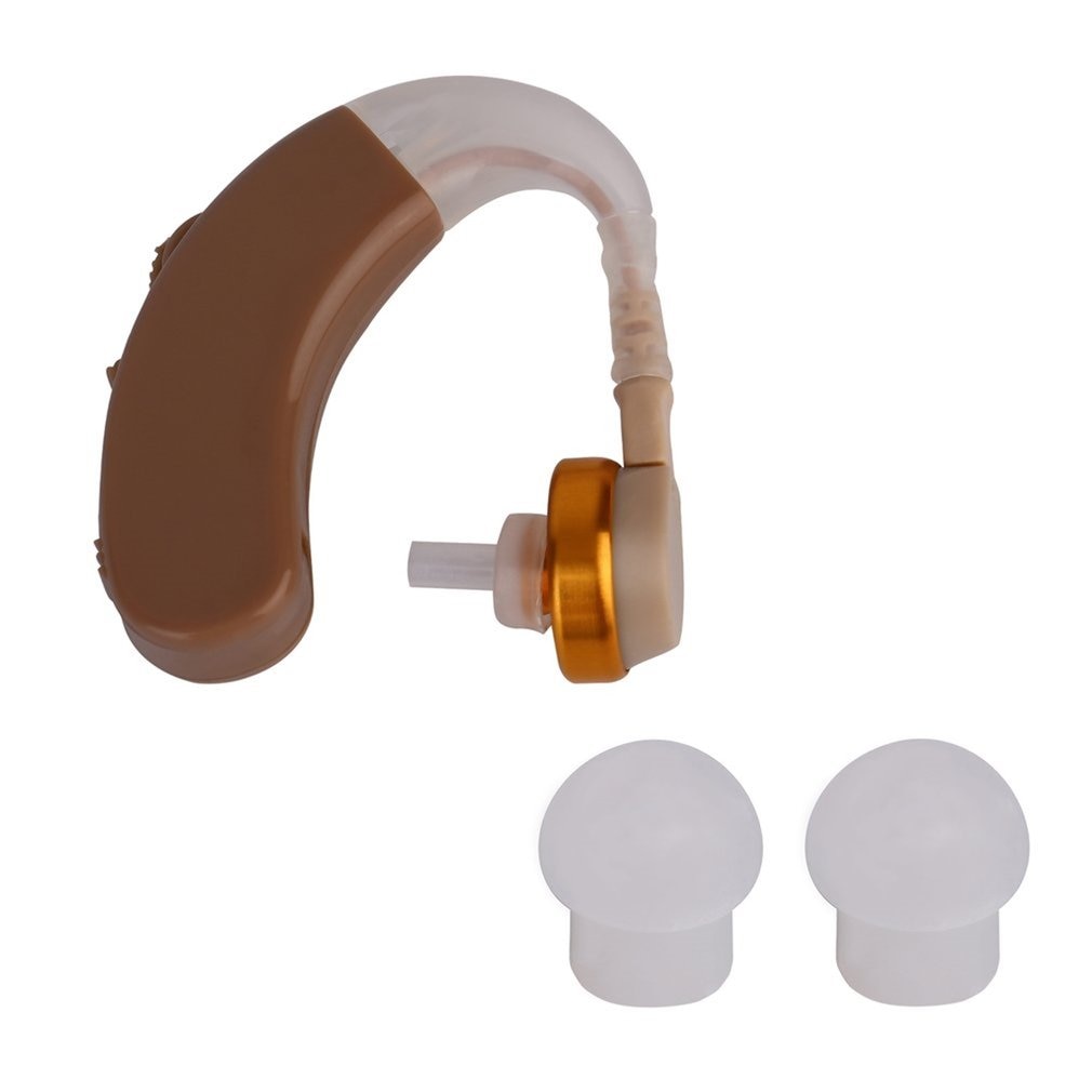 For Elder Deaf Aids Care Portable Mini Behind Ear Adjustable Tone Digital Hearing Aid High-Low Tone Sound Enhancer Amplifier